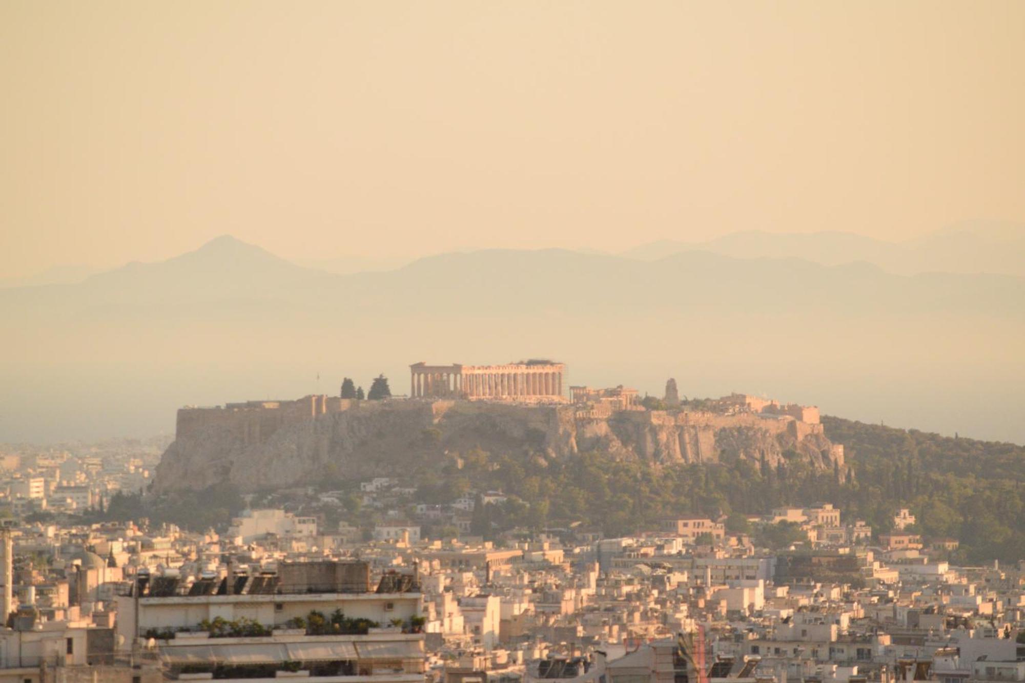 Apartmán Acropolis Panorama Studio Atény Exteriér fotografie